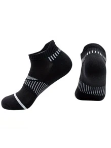 23Pairs Men's Socks Spring Summer Thin Breathable Soft Polyester Socks Black Casual Business Ankle Boat Socks