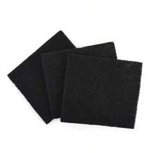 3 pièces Filtres à charbon actif pour animaux de compagnie, haute performance d'adsorption, filtre pour litière de chat, chien, chaton, toilettes universelles