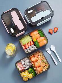 Lunch Box Loncheras  Para Lunch Fiambrera 1500 Ml, Lonchera - Celeste - Ver 7