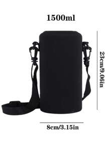 Cup Insulation Cover Thickened Water Bottle Insulation Cover Strap Glass Protective Cover Portable Scalding-Proof Water Cup Cover1pc - Black - View 5