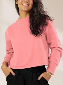 Lynn Women Sweatshirts - Hồng - Xem 2