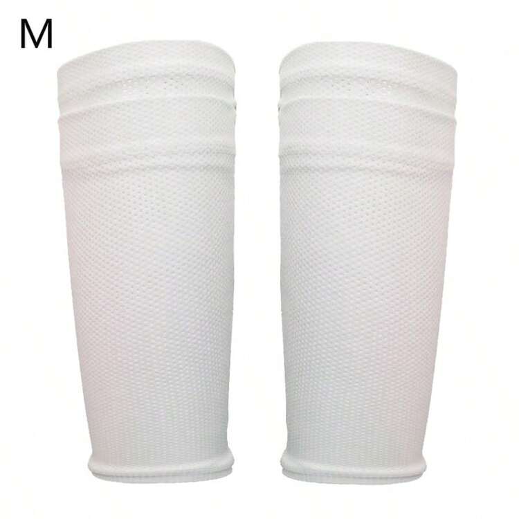 1 Pair Soccer Shin Guards With Pockets, Breathable Soft Double-Layer Sports Leg Protectors, Outdoor Sports Equipment - Multicolor - View 10