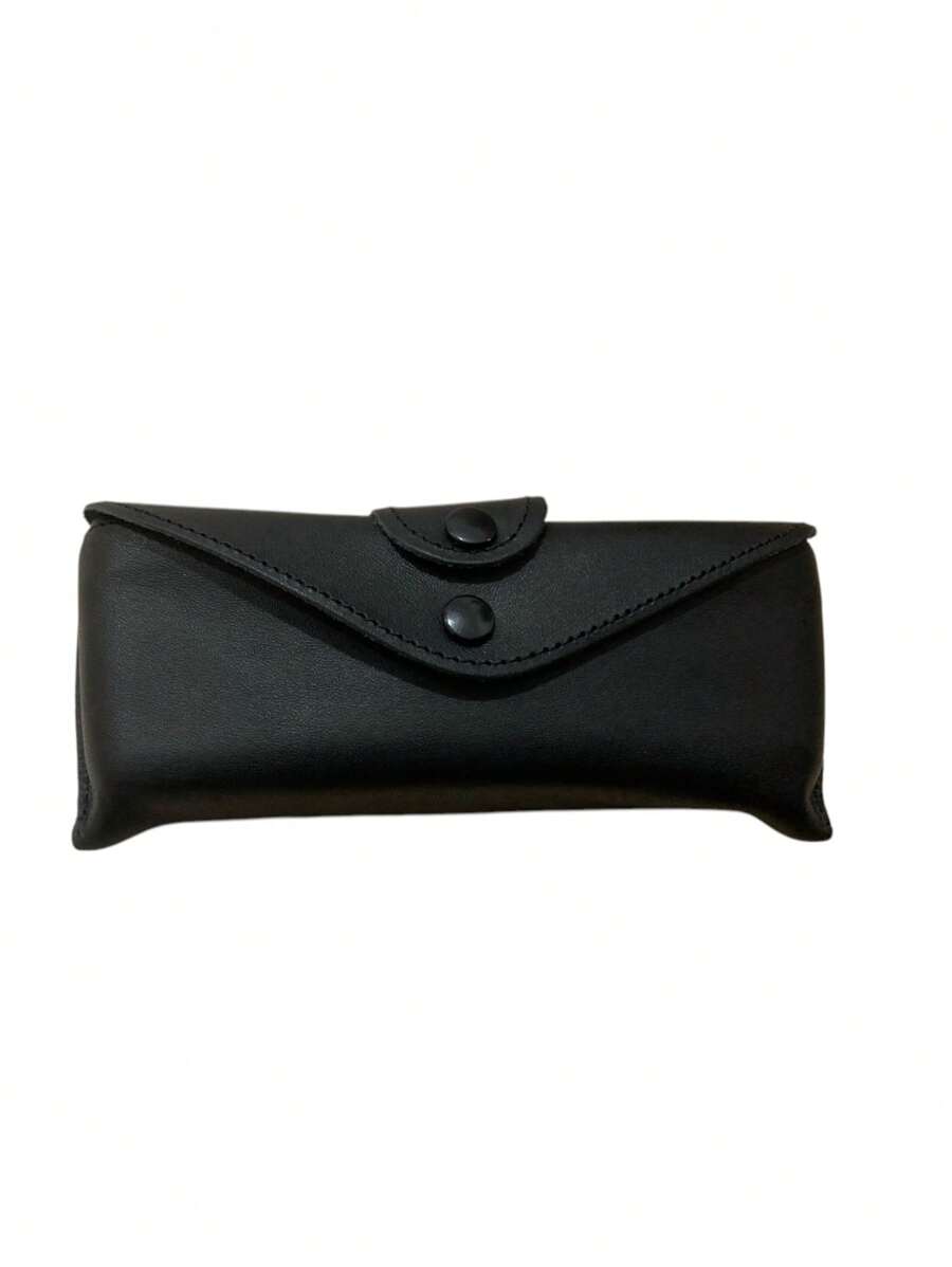 Leather Case For Glasses And Is Attached To The Belt - Black - View 1