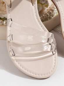 Sandalias nuevas 2025, sandalias beige transparentes, sandalias de suela blanda, sandalias de playa, sandalias de Top transparente de moda, sandalias hermosas de diseño perfecto, usar sandalias deportivas