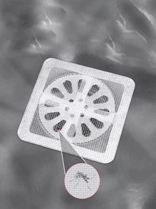 50 件淋浴和浴缸毛发收集器 - 易于使用，排水过滤器贴纸，一次性排水盖，适用于淋浴间、水槽和洗衣房，易于粘贴，毛发塞排水盖，一次性排水过滤器，浴室毛发收集器塞，排水盖，厨房水槽过滤器，一次性淋浴排水毛发收集器，地漏过滤器贴纸，浴室浴缸毛发塞，浴室配件家居浴室装饰返校