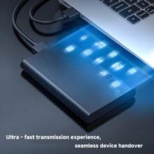 [Hot Products] 2TB External Hard Drive, External HDD, Ultra High-Speed Data Transfer, USB 3.0, Large Capacity HDD, 2TB 2.5 Inch, Portable External HDD, Ultra-Thin, Shockproof Body, Easy To Carry, Portable Removable Drive, External, Compact HDD. - Black - View 4