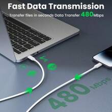 30W USB-C 快速充电适配器，配备 3.3 英尺/100 厘米 USB-C 转 USB-C 充电线，兼容 17、16、15 Pro Max 和 Plus。 - 美規A型插(110-127V) - 查看 6