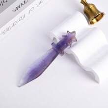 独特的天然水晶剑雕刻 - 非常适合家居装饰和生日、万圣节和圣诞节礼物、DIY 工艺品、珠宝图案、DIY 珠宝制作配件 - 彩色 - 查看 12