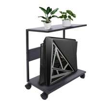 XIANXUS 2-Tier Computer Tower Stand, Under Desk CPU Stand PC Stand W/ Rolling Wheels