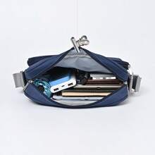Japanese Style Square Crossbody Bag For Students, JK School Uniform Messenger Bag, Cross-Border Trade - Blue - View 6