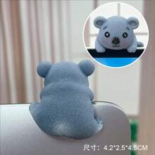 1 件创意电脑电视显示器动物装饰物、汽车导航屏幕装饰物、迷你树脂动物、可爱动物小饰品、考拉模型、熊猫玩具作为礼物、复活节兔子装饰物、狗、熊、柴犬、生日和派对礼物。 - 彩色 - 查看 10