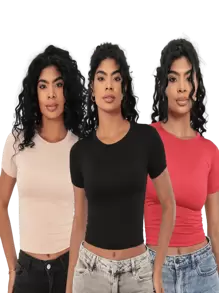 1 Preto e 1 Nude 1 Vermelho