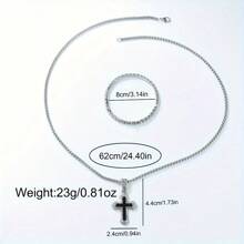 3pcs Women's Fashion Roman Numeral Rhinestone Dial Quartz Watch With Jewelry Set Of Necklace And Bracelet (No Box)