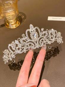 1pc Fashion Crown Headband, Suitable For Performance And Birthday - Multicolor - View 1