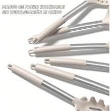 Utensilios de Cocina de Silicona: 43 Piezas Juego de Utensilios de Cocina Antiadherente,Utensilios de Cocina de Silicona Resistente Sin BPA El Mejor Juego de Utensilios de Cocina - 1 - Ver 6