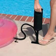 1pc Inflating Pump Dedicated For Swimming Ring Flotation Pad, Outdoor Inflatable Bed Camping Mattress Pump