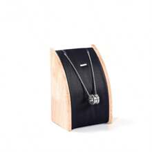 Soporte para presentación de joyería en forma de de madera para mujer, colgante para collar, pulsera, escaparate, accesorios de joyería, 1. QGSQ - Rosa L - Ver 10