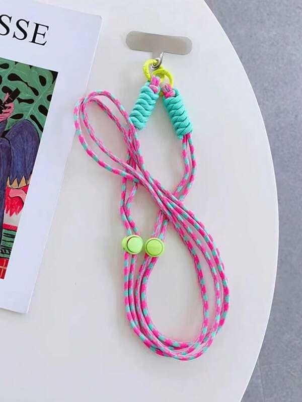 1 cordão exclusivo para celular, alça ajustável, transversal/ombro, anti-perda, adequado para capa de celular, crachá de trabalho, chaveiro, presente de identidade de estudante para mãe, família, amigos, aniversário, pingente de celular para feriados, corrente para celular