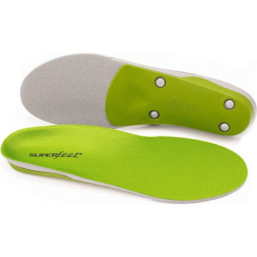 Superfeet All-Purpose Support Insoles (Green) Size E - Men 9.5-11 / Women 10.5-12 - Trim-To-Fit   Shoe Inserts - Professional Grade - 綠色 - 查看 1