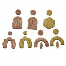 Mandala Texture Pattern Polymer Clay Stamp Sheet DIY Clay Jewelry Earring Impression Emboss Mat Ceramic Pottery Tool Birthgday Gift - Clear - View 12