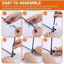 1pc Metal Trash Bag Holder - Garbage Bag Holder Frame Holds 30-45 Gallon Plastic Bags-Multi-Use Outdoor Leaf Bag Stand Yard Camping Garden Lawn Party Supplies