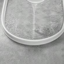 Tira impermeable en forma de T para baño, piso de baño, encimera de cocina, tira de separación de áreas seca y húmeda, tira impermeable autoadhesiva