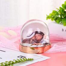 定制水球雪球照片。热升华液体相框铝板DIY打印。可灌装自来水或纯净水。雪花球。适用于婚礼、茶室、家居、花园、办公室、周年纪念、情人节、母亲节、生日、父亲节、毕业典礼、婚礼、乔迁之喜。 - 彩色 - 查看 4