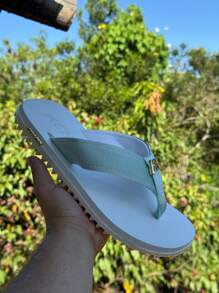Kenner Kivah Rakka L7 Men's Casual Basic Flip Flops Tractor Sandal Everyday Side Detail - 白色 - 查看 2