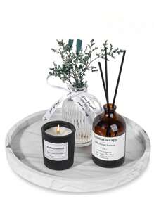 1 件台面和梳妆台托盘 - 硅胶皂液器托盘、防碎柔性浴室托盘、厨房水槽皂液瓶托盘、钥匙圈托盘、原装硅胶托盘（返校季） - 彩色 - 查看 15