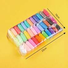 1 set de 36 colores de arcilla ultraligera para modelos y figuritas, masa de modelar colorida, mejora la habilidad de las manos (incluye herramientas)