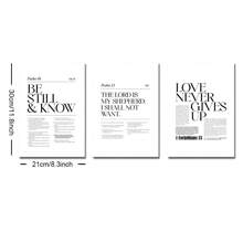 Bộ 3 bức tranh vải canvas in hình Chúa Jesus không khung, trích dẫn lời cầu nguyện của Cơ đốc giáo, tranh nghệ thuật tối giản treo tường cho ký túc xá, căn hộ, phòng ngủ, phòng khách, trang trí nhà hiện đại - Nhiều màu - Xem 19