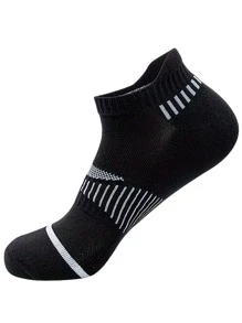 23Pairs Men's Socks Spring Summer Thin Breathable Soft Polyester Socks Black Casual Business Ankle Boat Socks