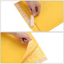 30 piezas Sobres acolchados de burbujas de papel kraft amarillo, sobres de envío autoadhesivos, para regalos del Día de la Madre, damas de honor, regalos de graduación, regalos de cumpleaños, regalos de boda, cumpleaños, novia, boda