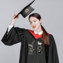 8pcs Class Of 2025 Graduation Embroidered Patches, Congrats Grad Sew Iron On Applique, Decorative Repair Patch, Emblem Gifts DIY Crafts Accessories For Clothing Jacket Jeans Backpack Hat