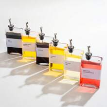 4 Pack 12oz/350ml Gold Olive Oil Dispenser Set - Heavy Duty Thickened Glass Bottles For Kitchen, Cooking Oil, Vinegar, Soy Sauce And Coffee Syrup, With Stainless Steel Automatic Pour Spout And 40 Label Funnel - 銀色 - 查看 5