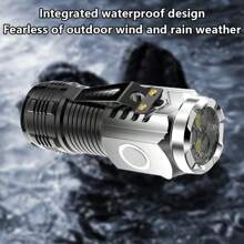 NetHong 2PACK Three-Eyed Monster Mini Flashlight Flash Super Power Waterproof Outdoor - Black - View 2