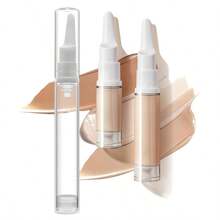 1 Stück Vakuumpumpen-Augencreme- und Foundation-Spender Flasche - modischer Entenschnabel-Reisegrößen, geeignet für Serum und Gel, formaldehydfreier Kunststoff, Größen 0,17/0,34/0,51 Oz - leere Flasche