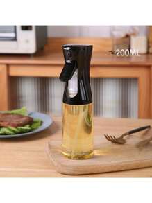 1pc PET Oil Spray Bottle, 200ml/300ml/500ml, Pulverizador de óleo de cozinha para Air Fryer, Assar, Fritar, Churrasco, Salada, Cabeleireiro