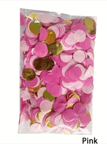1000/2000片圓形彩色紙花，桌飾紙花，夏威夷派對用品，適用於居家、飯店、生日派對、節日慶典等場合，增添歡慶氣氛，可放入氣球內或撒在空中以增強視覺效果，婚禮、婚前派對、週年紀念、週年慶典、畢業派對、單身派對、退休派對、慶祝活動、新娘派對紙花、飯店活動，高級金屬色與馬卡龍彩色紙花套組，熱帶主題派對 - 彩色 - 查看 8