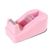 1pc Mini Desktop Plastic Tape Dispenser With Colorful Creative Design, Office Stationery Tape Cutter - Purple - View 11