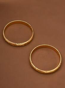 1/3/6 件套手工 24K 镀金星形和圆形手链，宽度 10 毫米，适合女性佩戴，可调节尺寸（详情请见图片），无包装 - 金色 - 查看 5