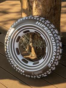 1 pezzo Enorme anello da nuoto gonfiabile per adulti, accessorio per feste in piscina estive, forniture per feste di compleanno per adulti, decorazione per feste in piscina a tema gare di camion