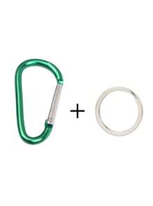 1/6/9个装铝合金D型环登山扣，大号登山扣带钥匙扣，徒步配件，迷你登山扣，钥匙扣，适用于背包、手提包、书包，哥特Y2K风格 - 彩色 - 查看 17