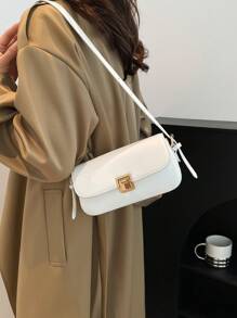 新款时尚女士简约马鞍包，时尚单肩斜挎包，跨境电商优质腋下包