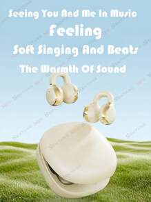 NEW SENYANG Forest Yang 新款无线夹式运动耳机，支持音乐、免提通话、视频播放，舒适的 TWS 真无线耳机，支持杜比低音立体声和高清通话，适用于安卓和 iOS 手机，也可用于游戏、情侣和商务场合。 - 均碼 - 查看 4