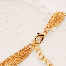 1pc Elegant Multilayer Faux Pearl Necklace, Jewelry Accessory For Weddings, Parties, Valentine's Day Gift - 4-layer Pearl Necklace - View 6