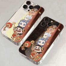 كفر هاتف سيليكون شفاف رومانسي فني إبداعي عالي الجودة متوافق مع هواتف أيفون 16 برو ماكس، أيفون 15 برو ماكس، أيفون 14 برو ماكس، أيفون 13 برو ماكس، أيفون 12 برو ماكس، أيفون 11 برو ماكس، أيفون 16 برو، أيفون 15 برو، أيفون 14 برو، أيفون 13 برو، أيفون 12 برو، أيفون 16، أيفون 15، أيفون 14، أيفون 13، أيفون 12، مع طباعة كرتونية لزهرة الإفيليوم الوادن