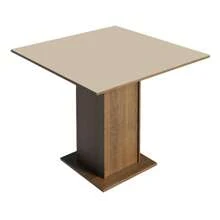 MADESA Dining Table & Chair Sets - Brown and Beige - View 7