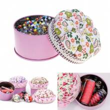 Speldenkussenhouder met opbergdoos Naaldenhouder Naaigereedschap DIY Handwerk Handwerk Handnaaien Borduren Accessoires