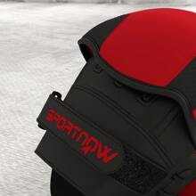 SPORTNOW Manoplas de Boxeo Paos Muay Thai MMA Curvadas para Entrenamiento de Boxeo Boxing Karate Taekwondo Kickboxing Training Almohadilla para Sparring Artes Marciales - Rojo - Ver 9